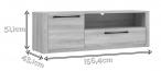 Szafka RTV Maximus MDXT121-W14 Forte