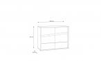 Komoda White sea WHSK221-C104 Forte