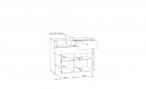 Komoda White sea WHSK221-C104 Forte
