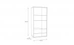 Szafa ubraniowa White sea WHSS821-C104 Forte
