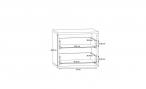 Komoda Julietta JLTK022-C286 Forte