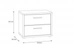 Szafka nocna Chicory CHRK011-M216 Forte