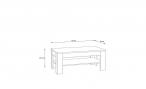 Stolik okolicznościowy White sea CFTT5016-M156 Forte