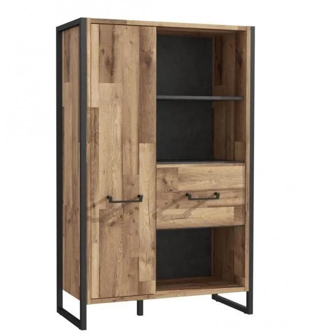 Regał HUDR421R dąb klepkowy