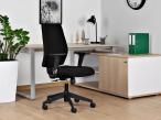 Fotel biurowy obrotowy czarny Work regulowany