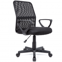 Fotel biurowy ergonomiczny Inga obrotowy gumowe kółka