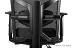 Fotel obrotowy biurowy ergonomiczny Tune czarny z mechanizmem synchron