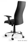 Fotel biurowy z mechanizmem tilt Black on Black nylon