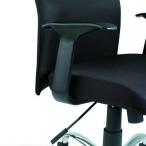 Fotel biurowy z mechanizmem tilt Black on Black nylon
