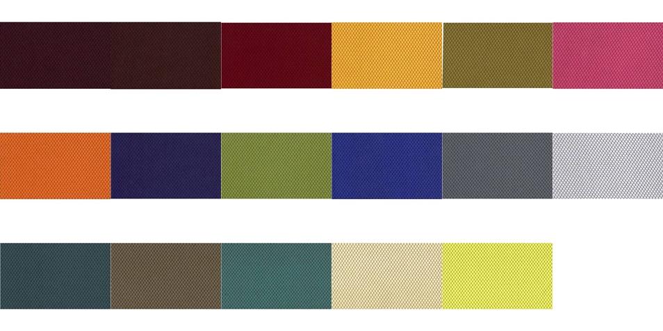 warianty kolorystyczne fotela Fulkrum