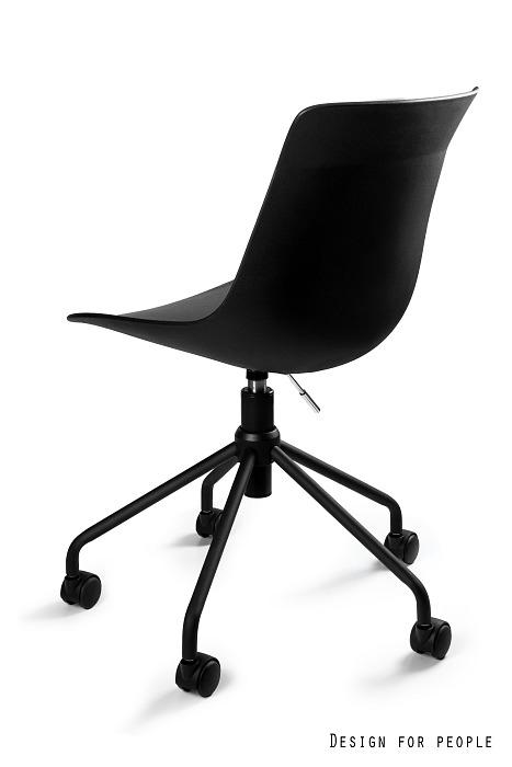 fotel czarny obrotowy Easy