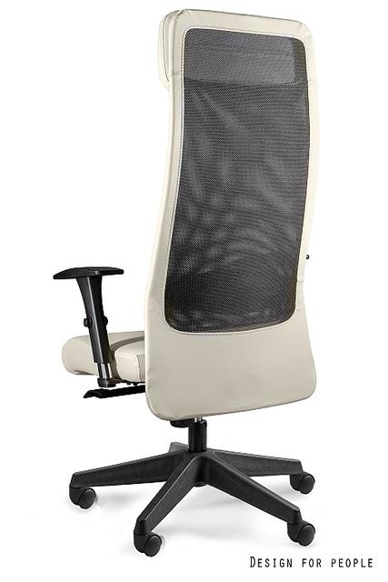 biały fotel Ares Soft