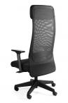 Fotel gabinetowy Ares Mesh elegancki czarny