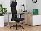 Fotel gabinetowy Ares Mesh elegancki czarny