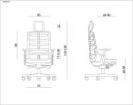 Fotel ergonomiczny Spinelly regulowany