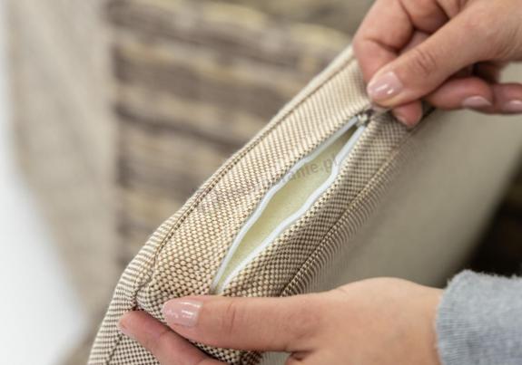 poduszka siedziskowa z suwakiem