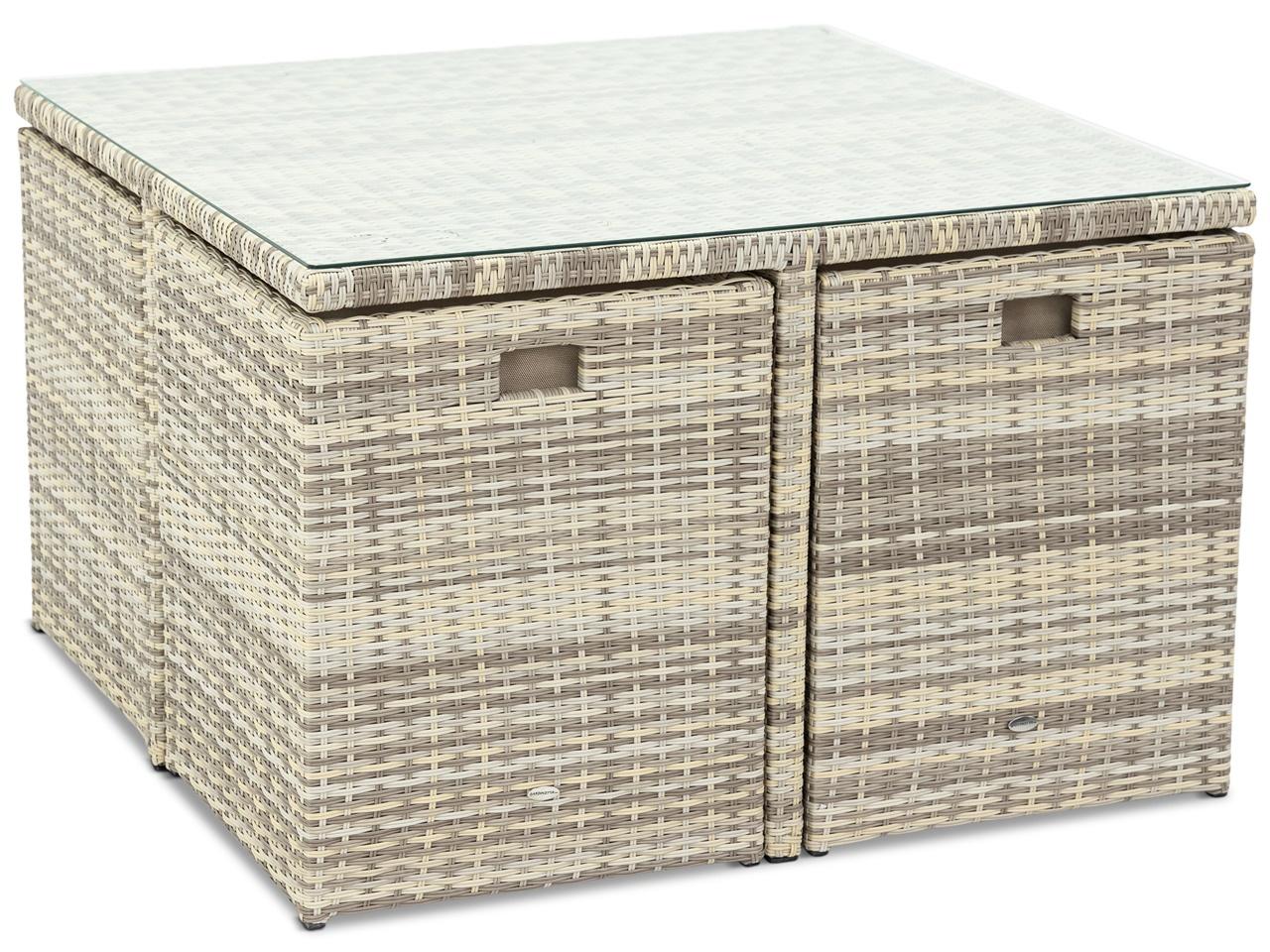 beżowa meble ogrodowe kostka