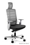 Fotel ergonomiczny Spinelly regulowany biały