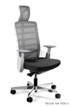 Fotel ergonomiczny Spinelly regulowany biały