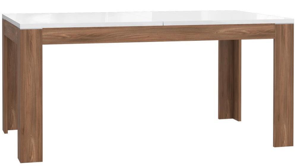 Stół rozkładany 160-207 cm z białym blatem XELT16