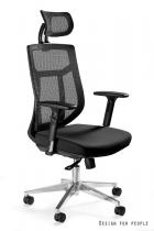 Fotel ergonomiczny Vista czarny regulowany czarny