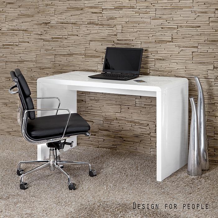 białe biurko lakierowane