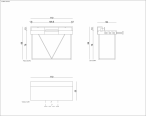 Minimalistyczne biurko białe Grace 110x50 z nadstawką