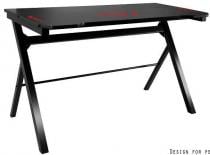 Biurko gamingowe Dynamiq V8 120x60 podświetlenie LED