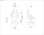 Fotel gamingowy Dynamiq V7 obrotowy czarny