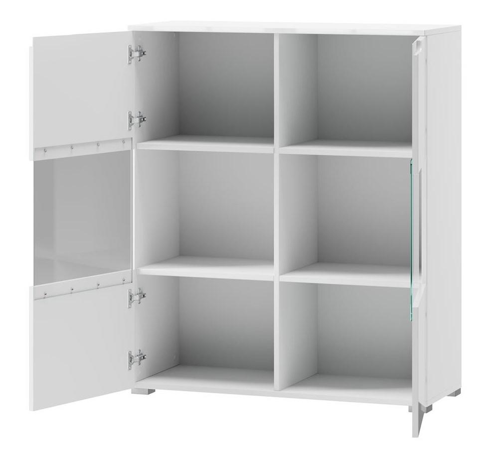 Niska witryna do salonu Selene 27 - wnętrze