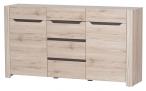 Komoda do salonu 170x93cm Desjo 10 dąb san remo