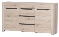 Komoda do salonu 170x93cm Desjo 10 dąb san remo