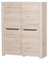 Komoda dwudrzwiowa do salonu Desjo 04 dąb san remo