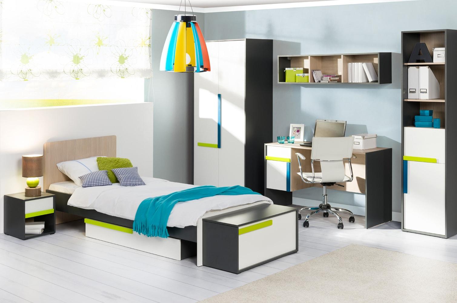 Łóżko dziecięce 90x200 Ikar - aranżacja