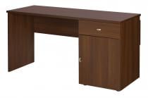 Biurko 150x58 z szafką Meris 43 Wiśnia Malaga