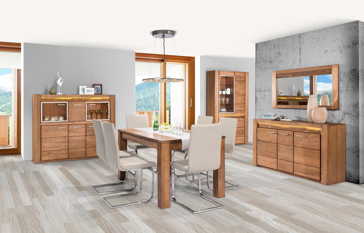 Komoda Velvet 47 z oświetleniem - aranżacja