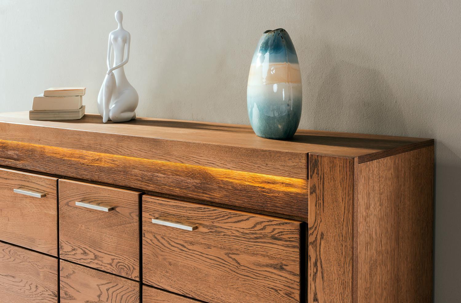 Velvet 47 komoda z oświetleniem Szynaka meble - zbliżenie