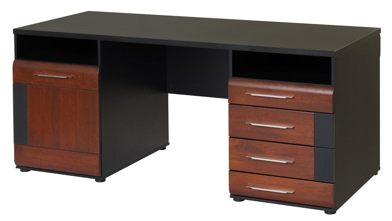 Biurko gabinetowe Vievien 16 dąb koniakowy