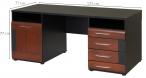 Eleganckie Biurko Vievien 16 dąb koniak premium 175x77