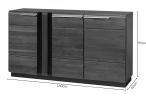 Komoda do jadalni 160cm Porti 45 dąb czekoladowy