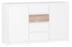 Nowoczesna komoda Wenecja 06 biała 145x38x90