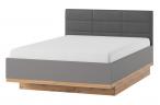 Łóżko 160x200 z tapicerowanym wezgłowiem Livorno 66