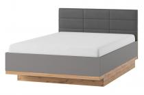 Łóżko 160x200 z tapicerowanym wezgłowiem Livorno 66