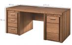 Biurko gabinetowe VELVET 37 Dąb Rustical 177x80 cm