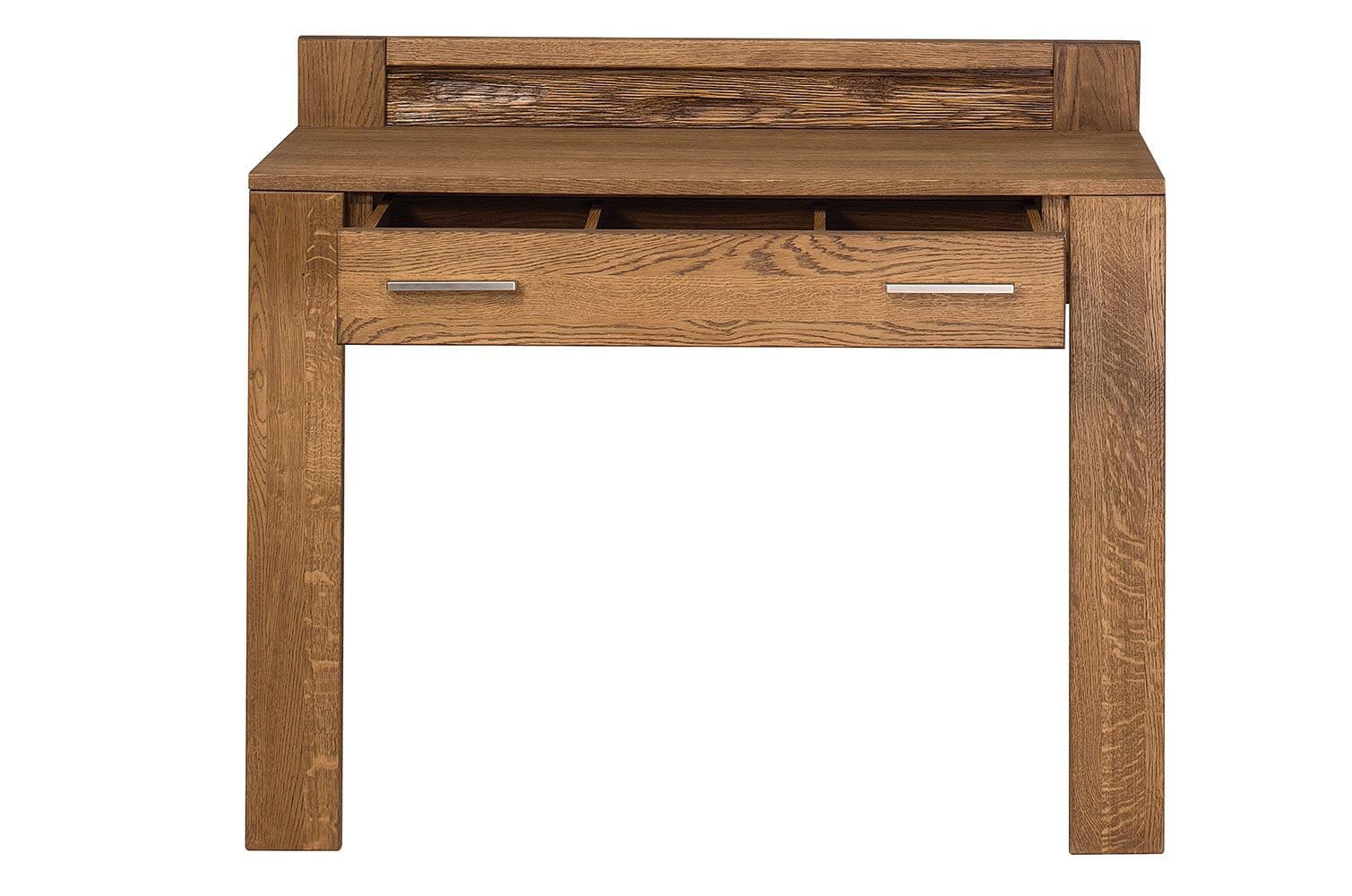 Konsola z szufladą do sypialni dąb rustykalny