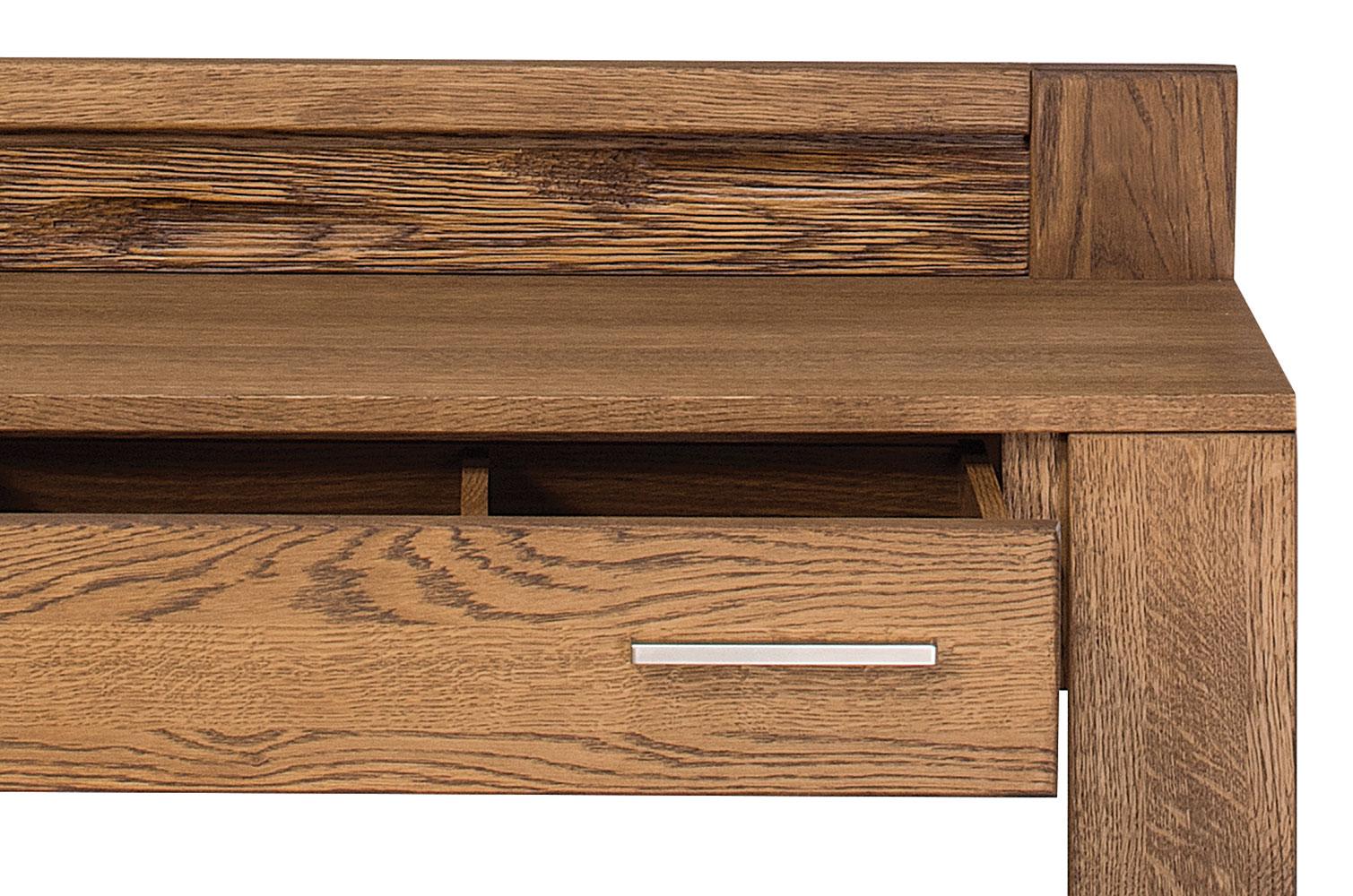 Konsola z drewna dębowego szufladą Velvet