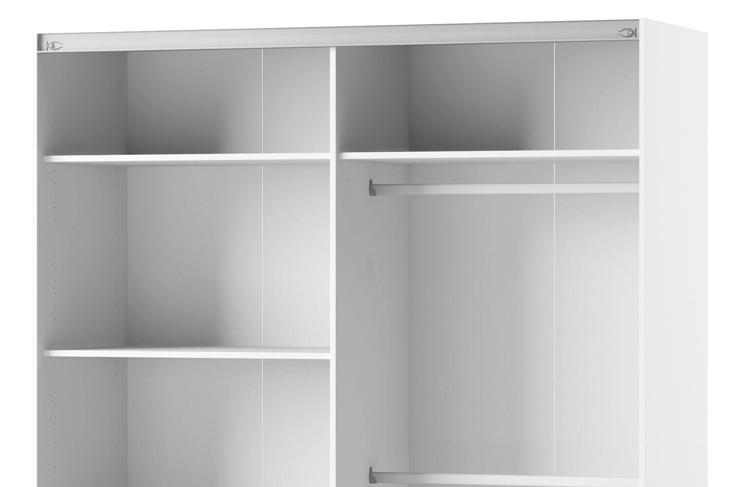 Wnętrze szafy z przesuwanymi drzwiczkami - Selene 30