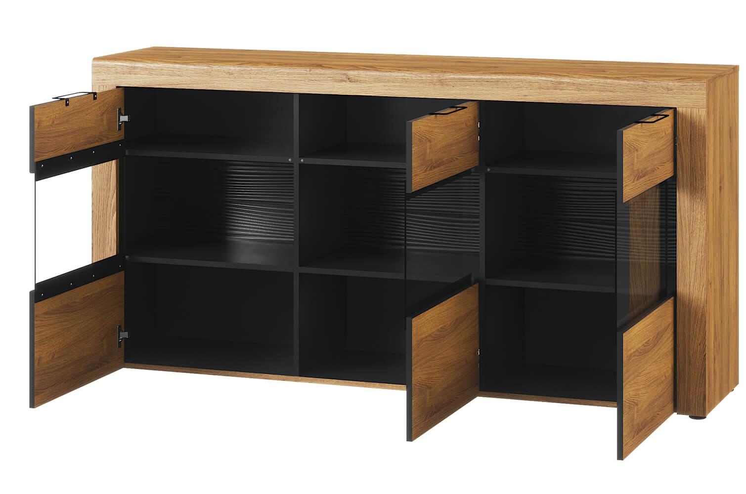 Wnętrze komody z półkami Kama 47