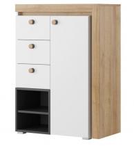 Dziecięca komoda w trzech kolorach Riva 04 79x40x108