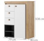 Dziecięca komoda w trzech kolorach Riva 04 79x40x108